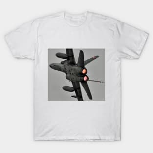 FA-18 Hornet in Afterburner T-Shirt